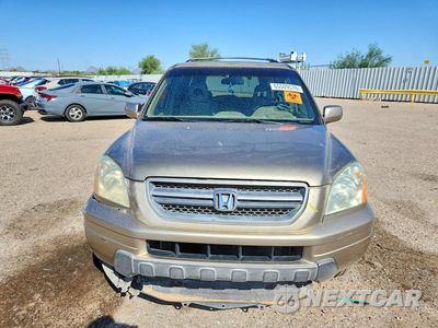 Piąte zdjęcie samochodu w środku: 2005 HONDA PILOT EXL VIN:2HKYF18585H510467 - miniatura
