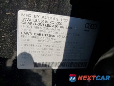 Zdjęcie 12 z 12 samochodu: 2021 AUDI Q3 PREMIUM 40 VIN:WA1AUCF36M1059091 - miniatura
