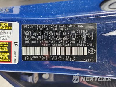Zdjęcie 13 z 13 samochodu: 2025 TOYOTA CAMRY LE VIN:4T1DAACK9SU070282 - miniatura