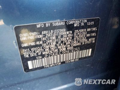 Zdjęcie 13 z 13 samochodu: 2024 SUBARU FORESTER LIMITED VIN:JF2SKALC3RH474250 - miniatura