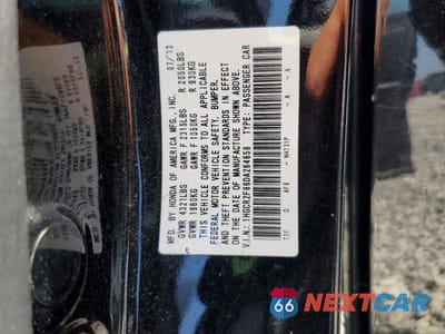 Zdjęcie 13 z 13 samochodu: 2013 HONDA ACCORD EXL VIN:1HGCR2F86DA264658 - miniatura