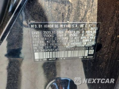 Zdjęcie 12 z 12 samochodu: 2020 HONDA FIT EX VIN:3HGGK5H87LM705722 - miniatura