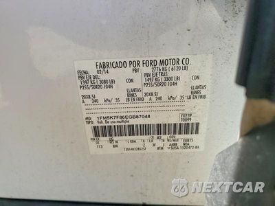 Zdjęcie 13 z 13 samochodu: 2014 FORD EXPLORER LIMITED VIN:1FM5K7F86EGB87048 - miniatura
