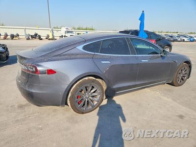 Trzecie zdjęcie samochodu z tyłu: 2020 TESLA MODEL S VIN:5YJSA1E49LF406727 - miniatura