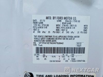 Zdjęcie 12 z 12 samochodu: 2013 FORD F150 SUPERCREW VIN:1FTFW1ET6DKF52842 - miniatura