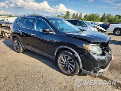 Czwarte zdjęcie samochodu z boku: 2016 NISSAN ROGUE SL VIN:5N1AT2MV5GC838137 - miniatura