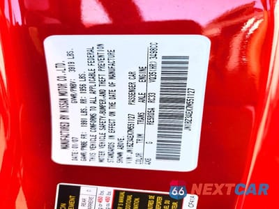 Zdjęcie 12 z 12 samochodu: 2007 NISSAN 350Z BASE VIN:JN1BZ34EX7M551127 - miniatura