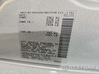 Zdjęcie 12 z 12 samochodu: 2025 NISSAN ALTIMA SV VIN:1N4BL4DV8SN358052 - miniatura