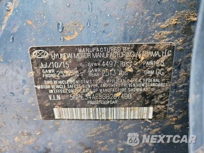 Zdjęcie 12 z 12 samochodu: 2016 HYUNDAI SONATA SPORT VIN:5NPE34AF5GH267400 - miniatura