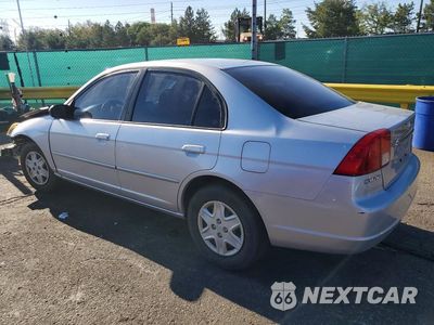 Drugie zdjęcie samochodu z przodu: 2003 HONDA CIVIC LX VIN:1HGES165X3L008023 - miniatura