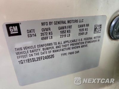 Zdjęcie 12 z 12 samochodu: 2014 CHEVROLET MALIBU 2LT VIN:1G11E5SL2EF240626 - miniatura