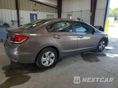 Trzecie zdjęcie samochodu z tyłu: 2014 HONDA CIVIC LX VIN:19XFB2F51EE241700 - miniatura