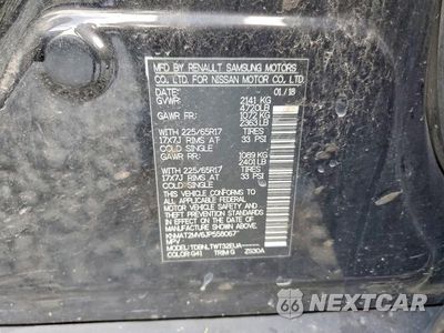 Zdjęcie 13 z 13 samochodu: 2018 NISSAN ROGUE SV VIN:KNMAT2MV6JP558067 - miniatura
