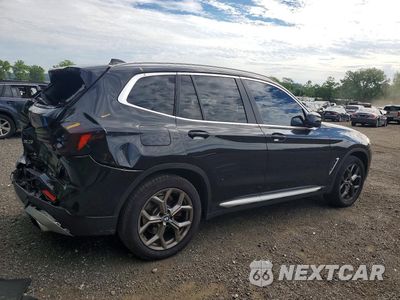 Trzecie zdjęcie samochodu z tyłu: 2022 BMW X3 XDRIVE30I VIN:5UX53DP04N9J81275 - miniatura