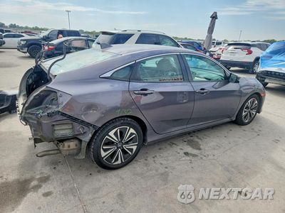 Trzecie zdjęcie samochodu z tyłu: 2017 HONDA CIVIC EXL VIN:19XFC1F7XHE209549 - miniatura