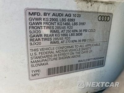 Zdjęcie 14 z 14 samochodu: 2024 AUDI Q7 PREMIUM PLUS VIN:WA1LCBF71RD004644 - miniatura