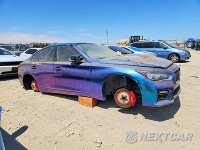 Czwarte zdjęcie samochodu z boku: 2017 INFINITI Q50 3.0T PREMIUM VIN:JN1EV7AP8HM739765 - miniatura