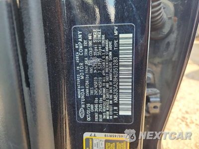 Zdjęcie 12 z 12 samochodu: 2017 HYUNDAI TUCSON SPORT VIN:KM8J3CA28HU351283 - miniatura