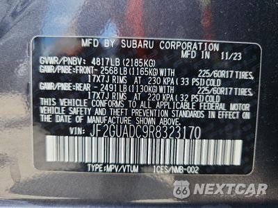 Zdjęcie 13 z 13 samochodu: 2024 SUBARU CROSSTREK PREMIUM VIN:JF2GUADC9R8323170 - miniatura