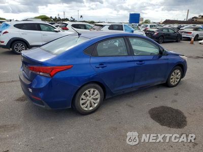 Trzecie zdjęcie samochodu z tyłu: 2020 HYUNDAI ACCENT SE VIN:3KPC24A62LE096890 - miniatura