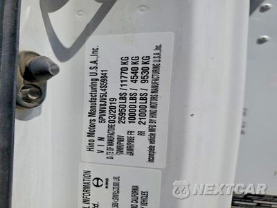 Zdjęcie 12 z 12 samochodu: 2020 HINO 338 BOX TRUCK VIN:5PVNV8JV5L4S59841 - miniatura