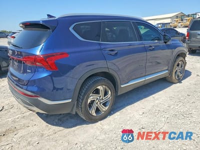 Trzecie zdjęcie samochodu z tyłu: 2021 HYUNDAI SANTA FE SEL VIN:5NMS2DAJ2MH360295 - miniatura