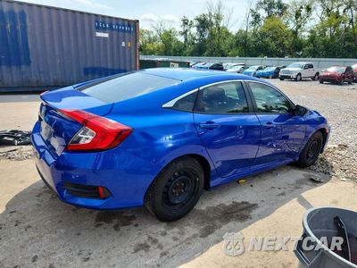 Trzecie zdjęcie samochodu z tyłu: 2018 HONDA CIVIC LX VIN:19XFC2F57JE029035 - miniatura
