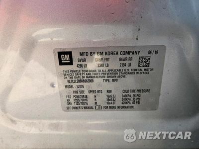 Zdjęcie 13 z 13 samochodu: 2019 CHEVROLET TRAX 1LT VIN:KL7CJLSB6KB962060 - miniatura