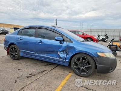 Czwarte zdjęcie samochodu z boku: 2010 HONDA CIVIC LX VIN:2HGFA1F5XAH317816 - miniatura