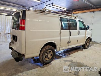 Trzecie zdjęcie samochodu z tyłu: 2012 CHEVROLET EXPRESS G2500 VIN:1GCWGFCA4C1103563 - miniatura