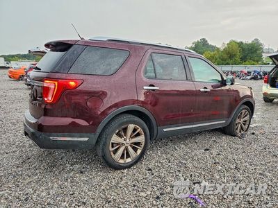 Trzecie zdjęcie samochodu z tyłu: 2018 FORD EXPLORER LIMITED VIN:1FM5K8F87JGB50932 - miniatura