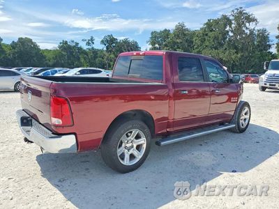 Trzecie zdjęcie samochodu z tyłu: 2018 RAM 1500 SLT VIN:1C6RR6LT4JS251946 - miniatura