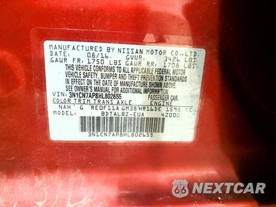 Zdjęcie 13 z 13 samochodu: 2017 NISSAN VERSA 1.6 SV VIN:3N1CN7AP8HL802655 - miniatura