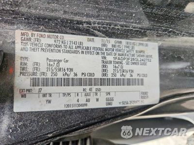 Zdjęcie 12 z 12 samochodu: 2016 FORD FOCUS SE VIN:1FADP3F28GL242752 - miniatura