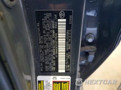 Zdjęcie 12 z 12 samochodu: 2026 TOYOTA CAMRY XLE VIN:4T1DAACK2TU717610 - miniatura