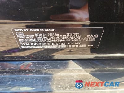 Zdjęcie 14 z 14 samochodu: 2023 BMW X5 M VIN:5YMJU0C08P9R25482 - miniatura