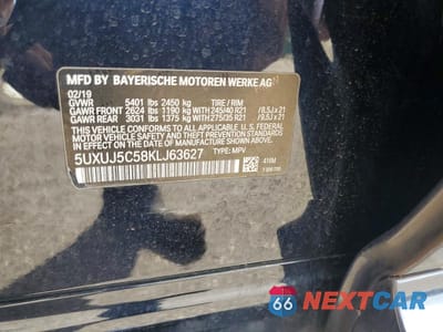 Zdjęcie 13 z 13 samochodu: 2019 BMW X4 M40I VIN:5UXUJ5C58KLJ63627 - miniatura