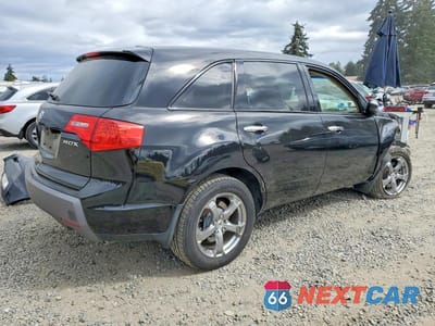 Trzecie zdjęcie samochodu z tyłu: 2009 ACURA MDX TECHNOLOGY VIN:2HNYD28649H524833 - miniatura