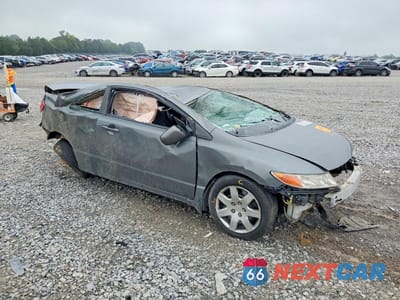 Czwarte zdjęcie samochodu z boku: 2010 HONDA CIVIC LX VIN:2HGFG1B66AH527567 - miniatura