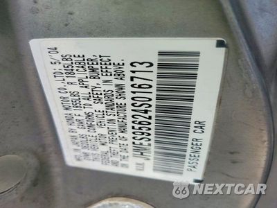 Zdjęcie 12 z 12 samochodu: 2004 HONDA CIVIC HYBRID VIN:JHMES95624S016713 - miniatura