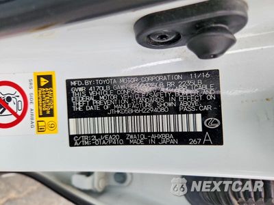 Zdjęcie 13 z 13 samochodu: 2017 LEXUS CT 200 VIN:JTHKD5BH6H2294080 - miniatura