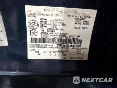 Zdjęcie 13 z 13 samochodu: 2019 FORD FLEX LIMITED VIN:2FMHK6DT6KBA19881 - miniatura