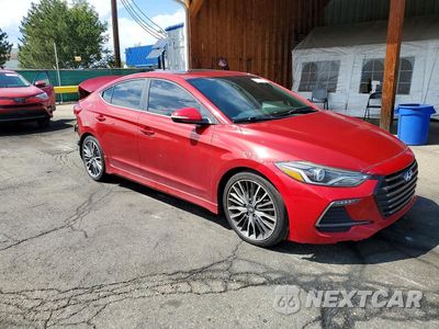 Czwarte zdjęcie samochodu z boku: 2017 HYUNDAI ELANTRA SPORT VIN:KMHD04LB6HU328903 - miniatura