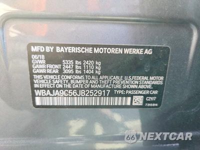 Zdjęcie 12 z 12 samochodu: 2018 BMW 530E VIN:WBAJA9C56JB252917 - miniatura