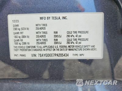 Zdjęcie 13 z 13 samochodu: 2023 TESLA MODEL Y VIN:7SAYGDEE7PA205434 - miniatura