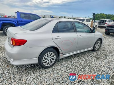 Trzecie zdjęcie samochodu z tyłu: 2009 TOYOTA COROLLA S VIN:1NXBU40E39Z023659 - miniatura