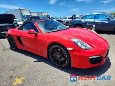 Czwarte zdjęcie samochodu z boku: 2015 PORSCHE BOXSTER S VIN:WP0CB2A8XFS140061 - miniatura
