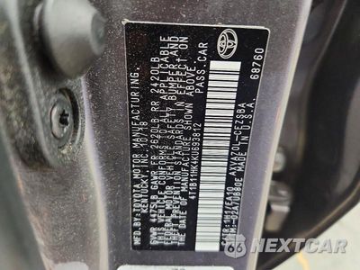 Zdjęcie 12 z 12 samochodu: 2019 TOYOTA CAMRY SE VIN:4T1B11HK4KU693812 - miniatura