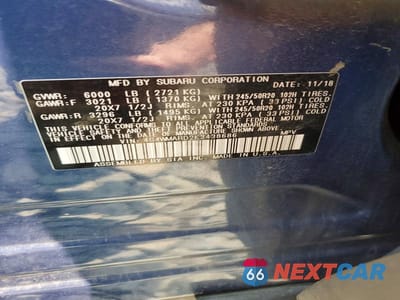 Zdjęcie 12 z 12 samochodu: 2019 SUBARU ASCENT TOURING VIN:4S4WMARD2K3438686 - miniatura