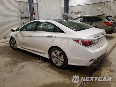 Drugie zdjęcie samochodu z przodu: 2014 HYUNDAI SONATA HYBRID VIN:KMHEC4A49EA102514 - miniatura